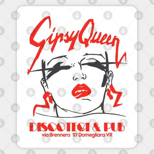 Gipsy Queen Discoteca Sticker by DrumRollDesigns